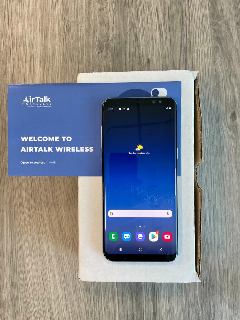 You can sign up with AirTalk Wireless and receive Samsung Galaxy S8 for free