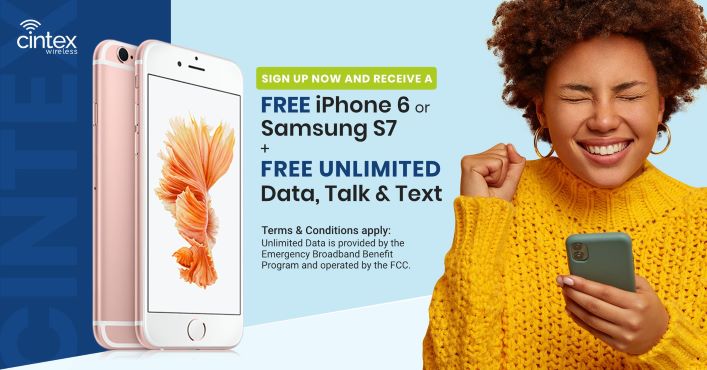 Qualifying Cintex users will receive FREE phone and monthly mobile phone service