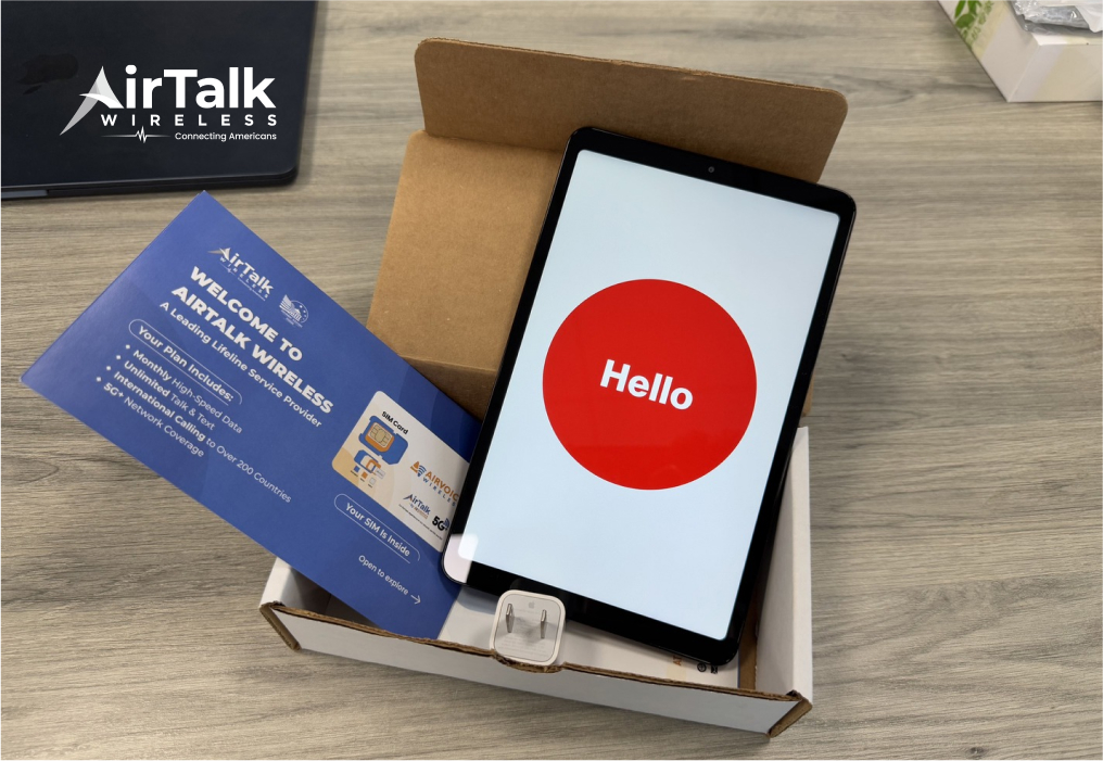 apply for government tablet with AirTalk Wireless