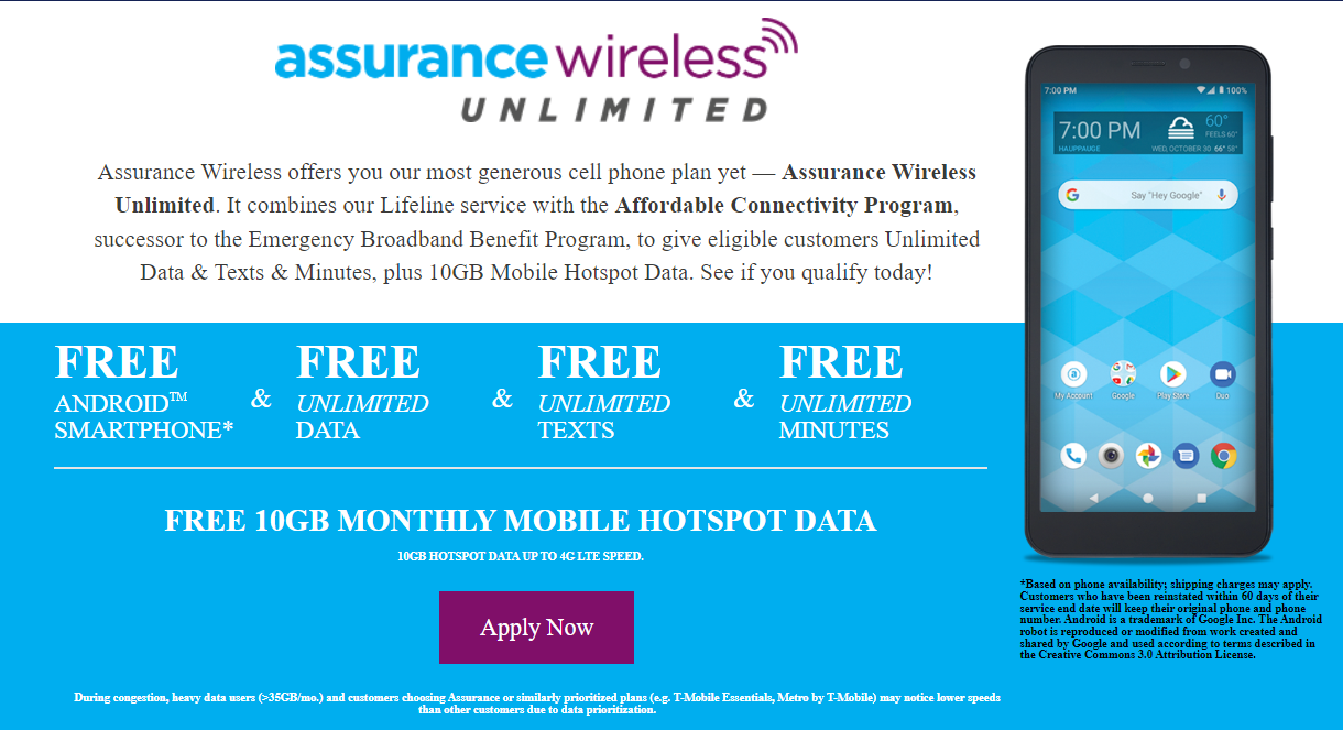 Assurance Wireless Application How To Apply For Assurance Free Phones Benefitprograminfo 1760