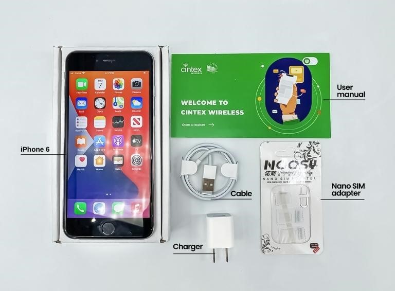 Cintex Wireless iPhone 6 package that you will receive