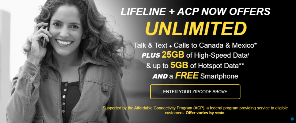 Safelink Wireless offers Lifeline and ACP combo with free phone plan for low income