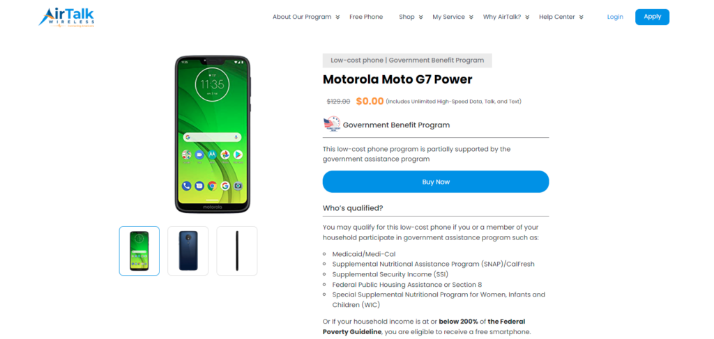 Motorola Moto G7 Power is now free on AirTalk Wireless