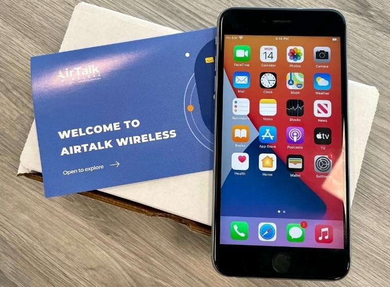 You can receive a free iPhone when switching to AirTalk