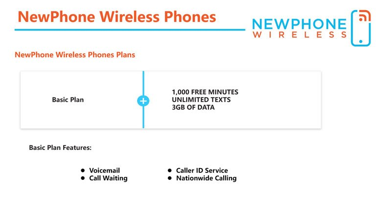 NewPhone Wireless also offers free government internet for eligible customers