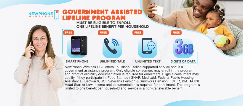NewPhone Wireless offers free government phone for eligible customers